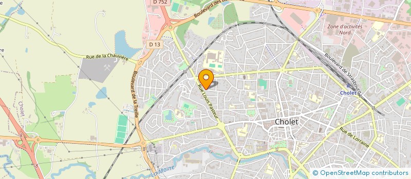 localisation de l'entreprise RCB à CHOLET
