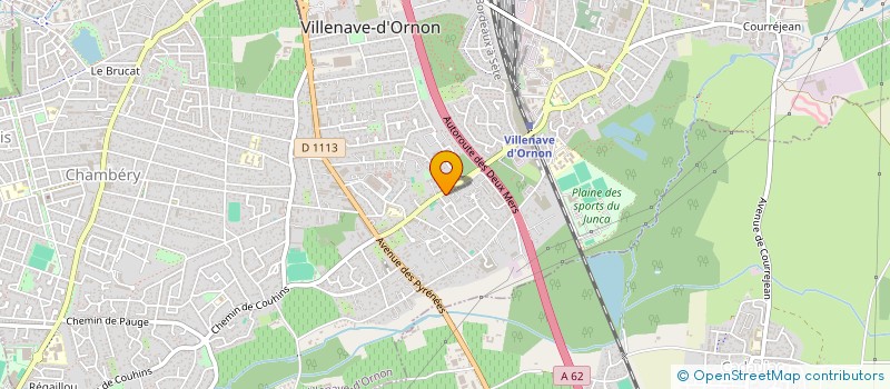 localisation de l'entreprise RCB AQUITAINE à VILLENAVE-D'ORNON