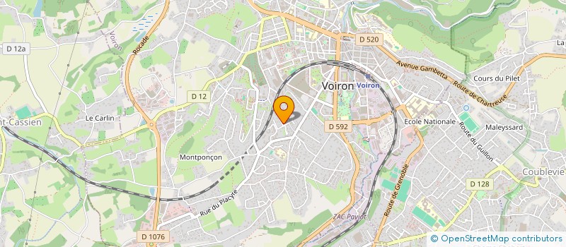 localisation de l'entreprise RCB & CO  VOIRON