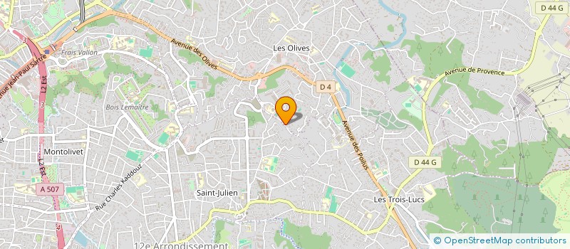 localisation de l'entreprise RCB DISTRIBUTION & CONSULTING à MARSEILLE