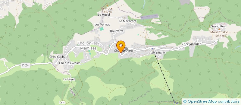 localisation de l'entreprise RCB ROCHETTE CONCEPTION BOIS  THOLLON-LES-MEMISES