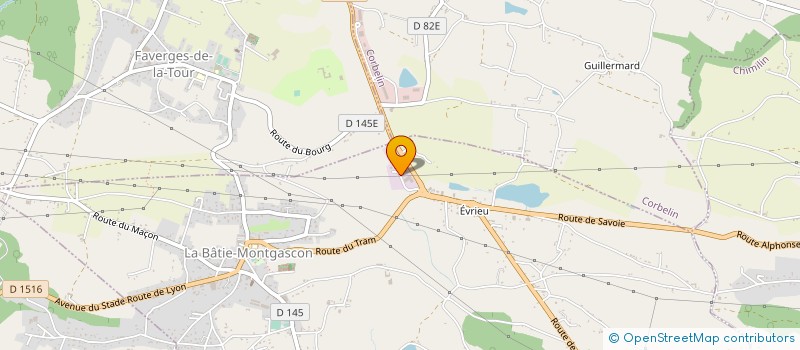 localisation de l'entreprise RCBA  LA BATIE-MONTGASCON