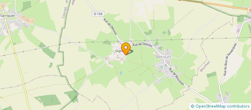 localisation de l'entreprise RCBMA  BECOURT