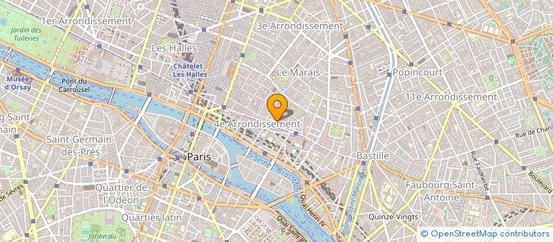 localisation de l'entreprise RCBP  PARIS