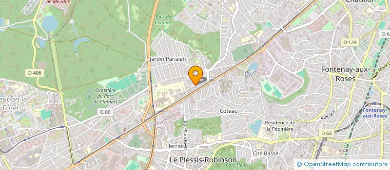 localisation de l'entreprise RCC BATIMENT à CLAMART