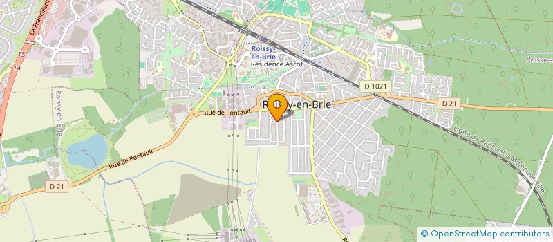 localisation de l'entreprise RCC-IMMO  ROISSY-EN-BRIE