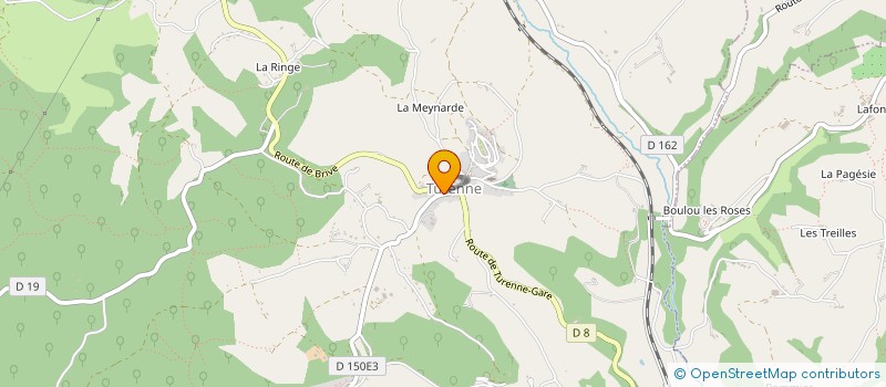 localisation de l'entreprise RCC - RELAIS DES COMTES DE COSNAC à TURENNE