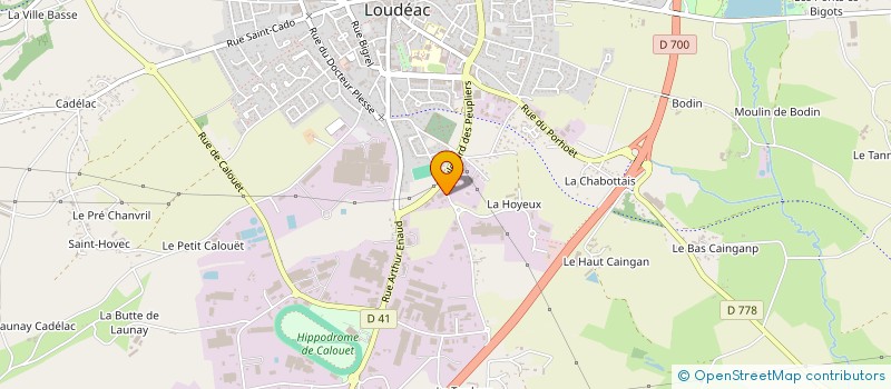 localisation de l'entreprise RCCM HOLDING à LOUDEAC