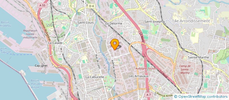 localisation de l'entreprise RCCMJ  MARSEILLE