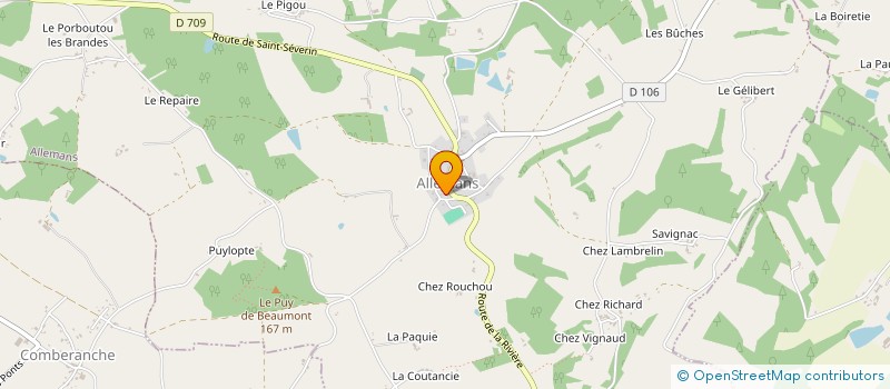 localisation de l'entreprise RCCS  RIBERAC