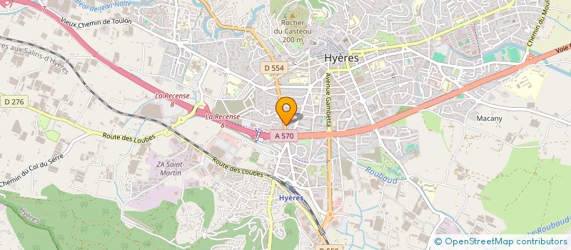 localisation de l'entreprise RCD à HYERES
