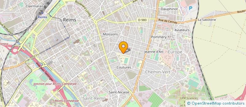 localisation de l'entreprise RCD à REIMS