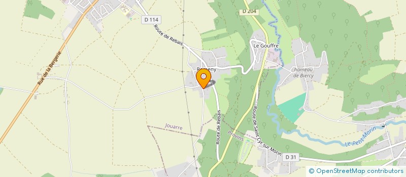 localisation de l'entreprise RCD  JOUARRE