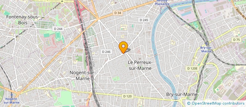 localisation de l'entreprise RCDH INSTITUT à LE PERREUX-SUR-MARNE