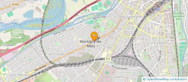 localisation de l'entreprise RCDIS à MONTIGNY-LES-METZ