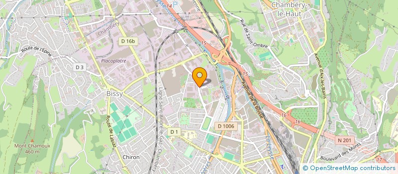 localisation de l'entreprise RCDT GROUPE  CHAMBERY