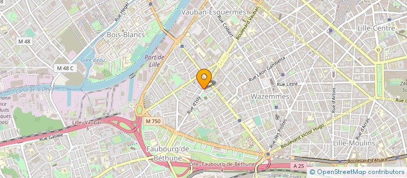 localisation de l'entreprise RCE à LILLE