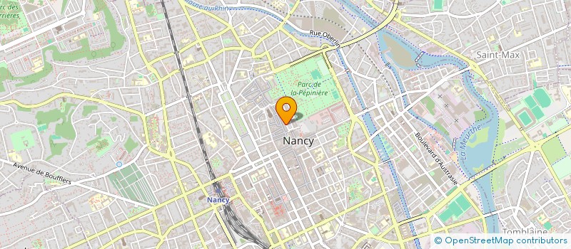 localisation de l'entreprise RCE  NANCY