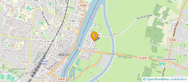 localisation de l'entreprise RCE BELLE DU LOUP AKERYS GESTION  SAINT-LAURENT-SUR-SAONE