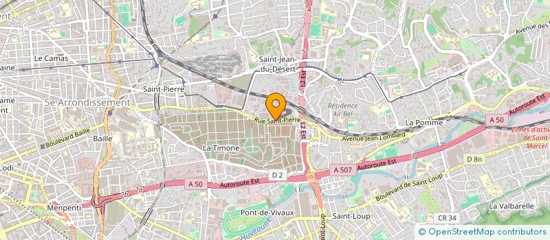 localisation de l'entreprise RCE CONSTRUCTION à MARSEILLE