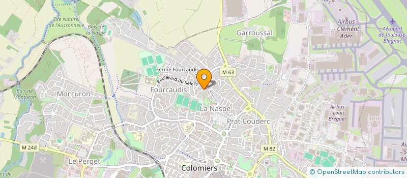 localisation de l'entreprise RCE DOMAINE DE JULIENAS à COLOMIERS