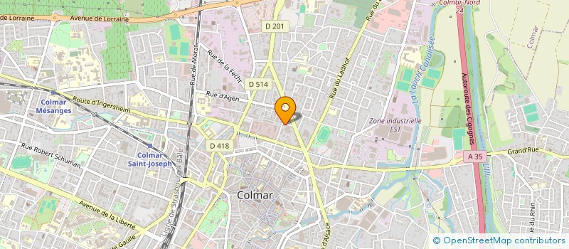 localisation de l'entreprise RCE LE RELAIS DU ROY  COLMAR