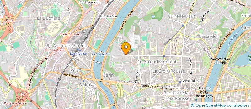 localisation de l'entreprise RCE - RHONE COUVERTURE ETANCHEIETE  LYON