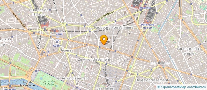 localisation de l'entreprise RCELLI TESTU SA à PARIS