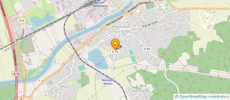 localisation de l'entreprise RCES à BEAUMONT-SUR-OISE