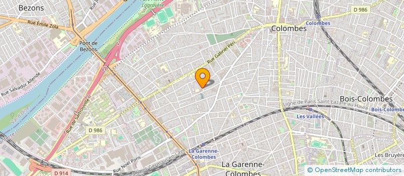 localisation de l'entreprise RCESN à COLOMBES