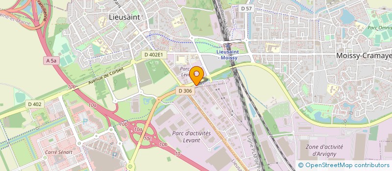 localisation de l'entreprise RCF à LIEUSAINT
