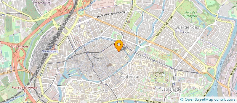 localisation de l'entreprise RCF ALSACE à STRASBOURG