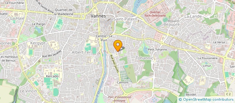 localisation de l'entreprise RCF BRETAGNE à VANNES