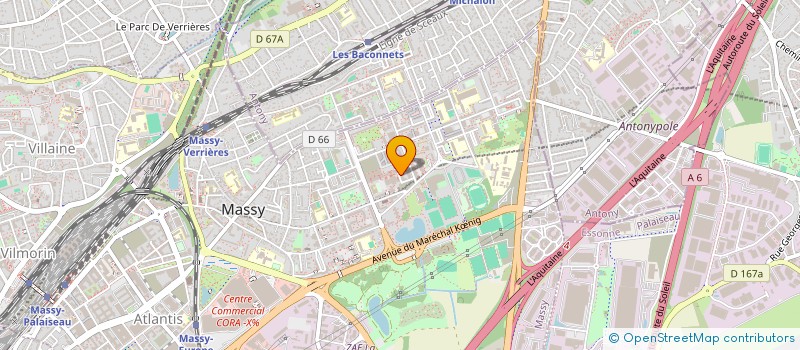 localisation de l'entreprise RCF@ICPS  MASSY