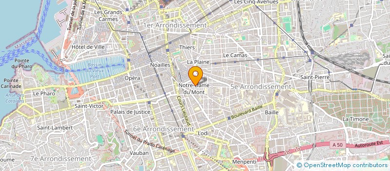 localisation de l'entreprise RCG à MARSEILLE
