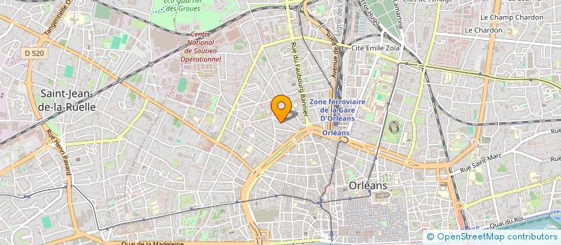 localisation de l'entreprise RCG à ORLEANS