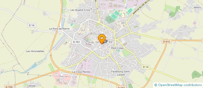 localisation de l'entreprise RCG  LOUDUN