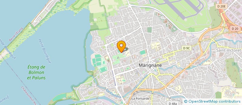 localisation de l'entreprise RCG DISTRIBUTION à MARIGNANE