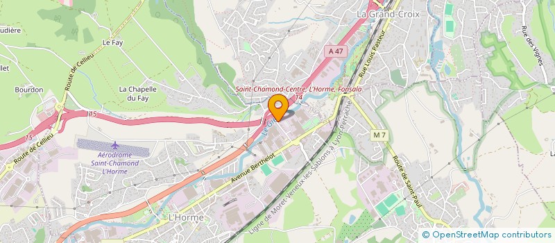 localisation de l'entreprise RCG TERRASSEMENT  L'HORME