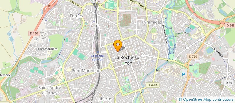 localisation de l'entreprise RCH  LA ROCHE-SUR-YON