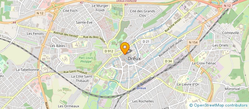 localisation de l'entreprise RCH AUDIO à DREUX