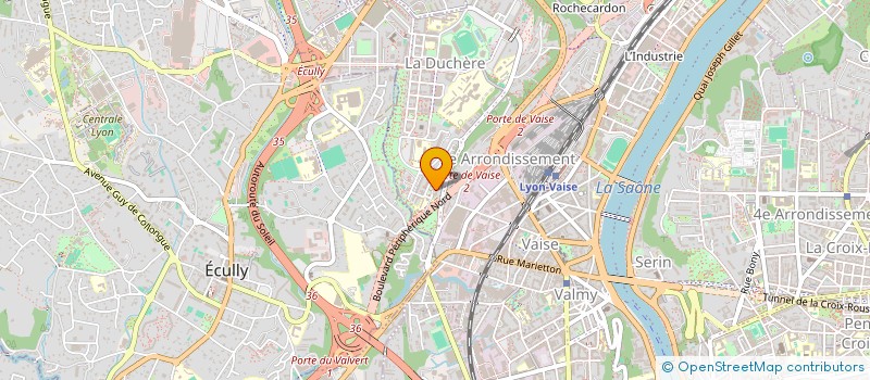 localisation de l'entreprise RCH DEVELOPPEMENT  LYON