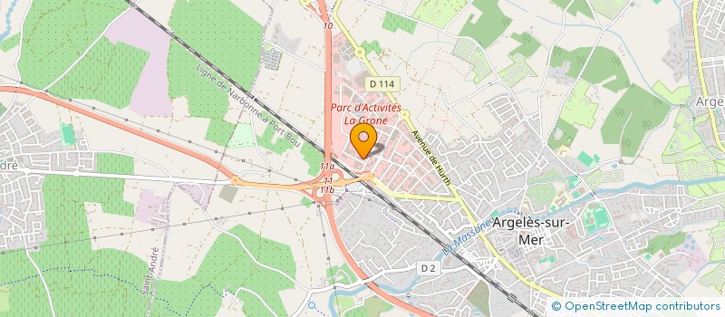localisation de l'entreprise RCH GRAND SUD à ARGELES-SUR-MER