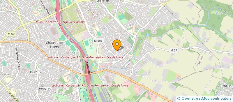 localisation de l'entreprise RCH IMMO  BALMA