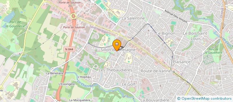 localisation de l'entreprise RCH OUEST à SAINT-HERBLAIN