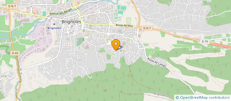 localisation de l'entreprise RCH PACA à BRIGNOLES
