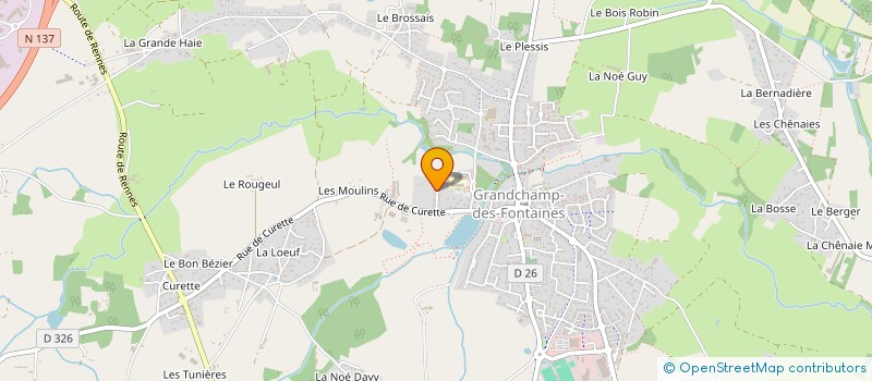localisation de l'entreprise RCHD à GRANDCHAMP-DES-FONTAINES
