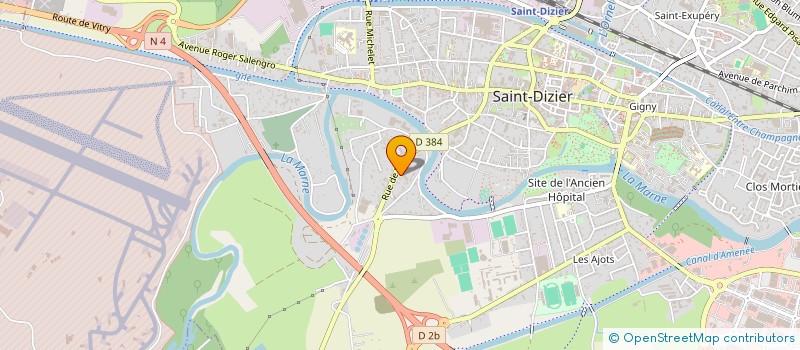 localisation de l'entreprise RCHF 45 à SAINT-DIZIER