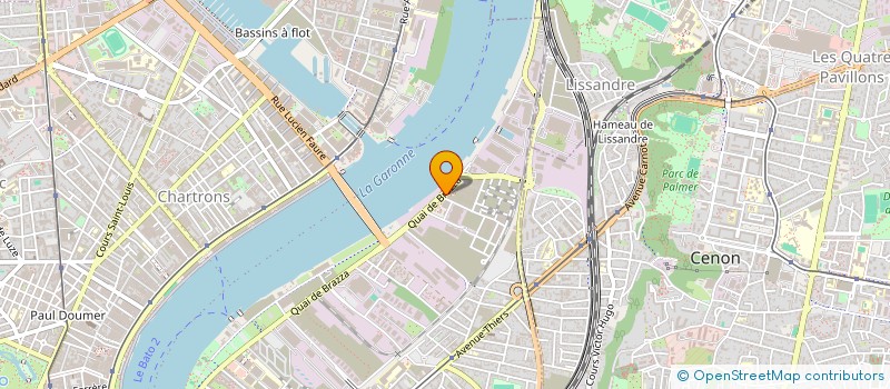 localisation de l'entreprise RCI  BORDEAUX