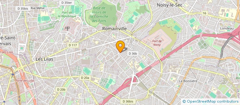localisation de l'entreprise RCI GROUP à ROMAINVILLE